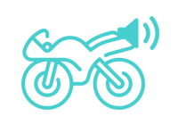 Motorcycle Audio Icon